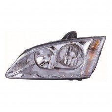 Ford Focus 2005-2008 Chrome Inner Halogen Head Lamp Unit Passenger Side